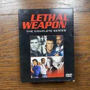 Lethal Weapon The Complete Series DVD Box Set Movies 1-4 Mel Gibson Danny Glover